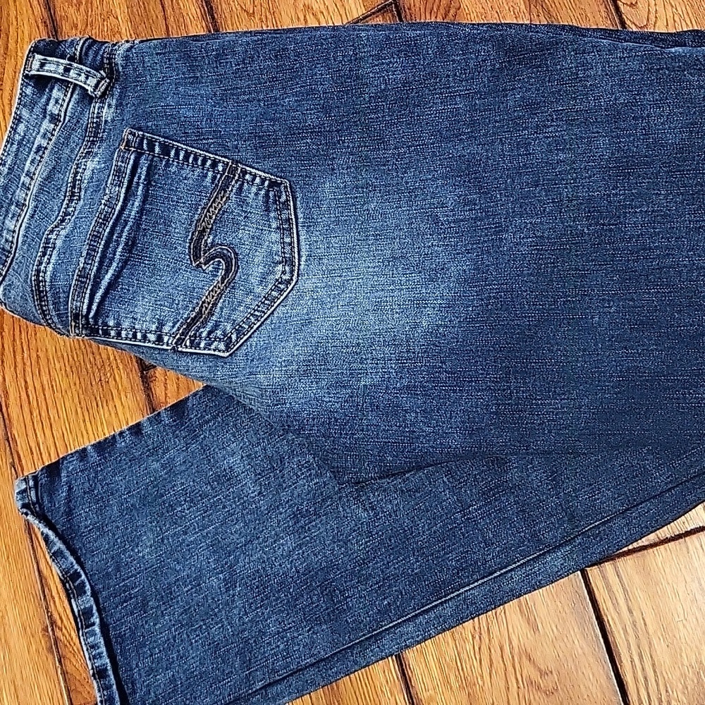 Silver Elyse Slim Boot Jean W28/L33